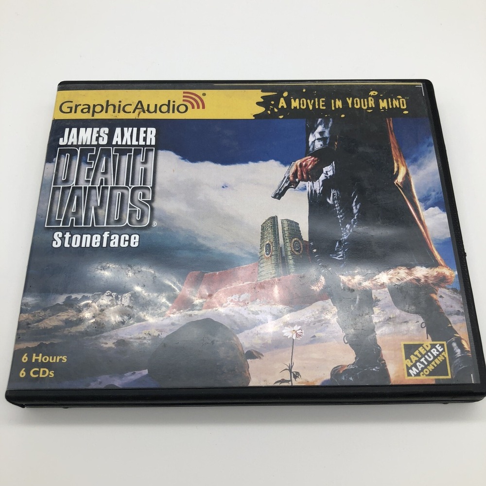 James Axler Deathlands 34 Stoneface Graphic Audio Book CD 6 Hours on 6 CDs